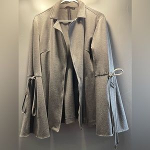 Gray Cardigan with Bell sleeves